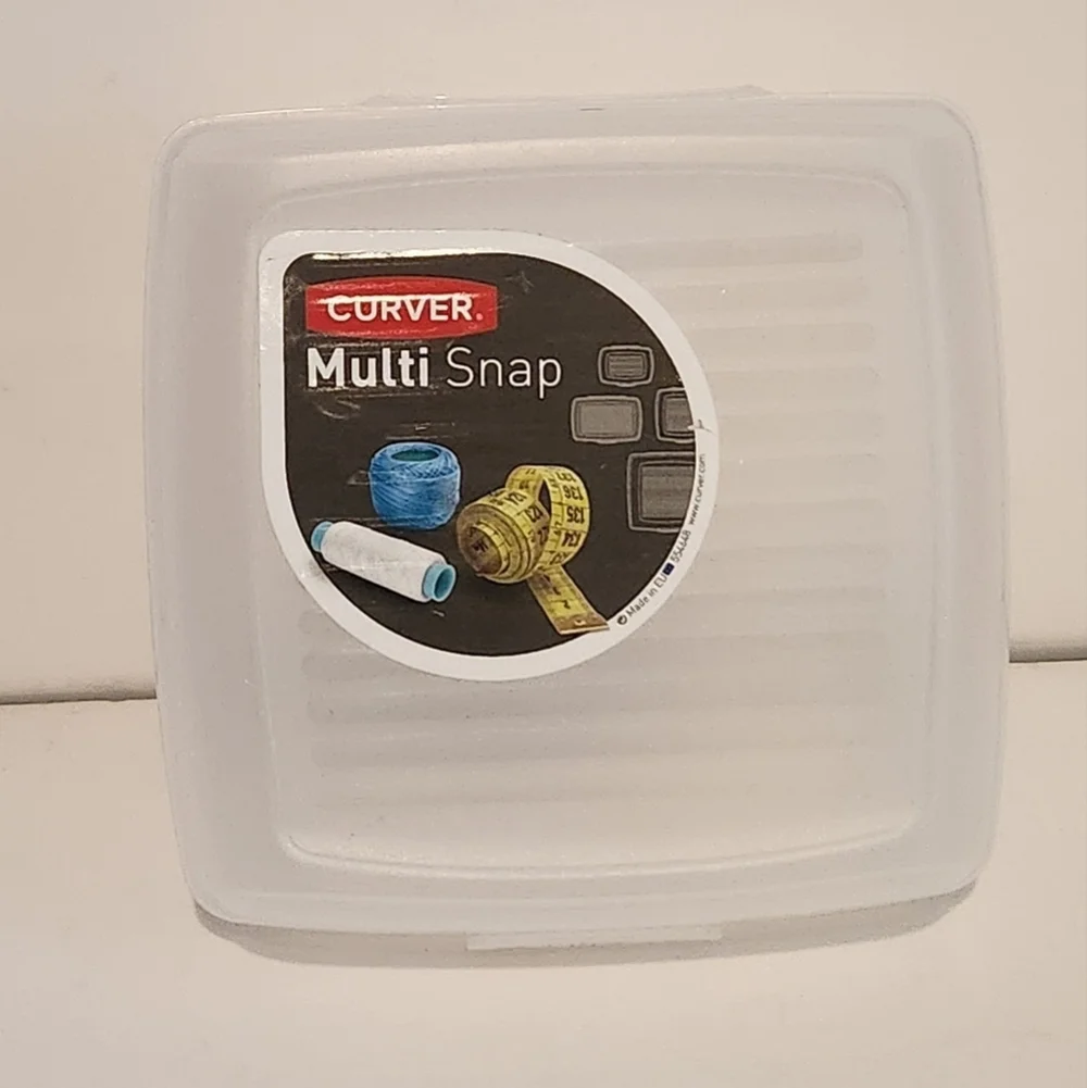 5” The Container Store Curver Multi Snap Storage Conatiner